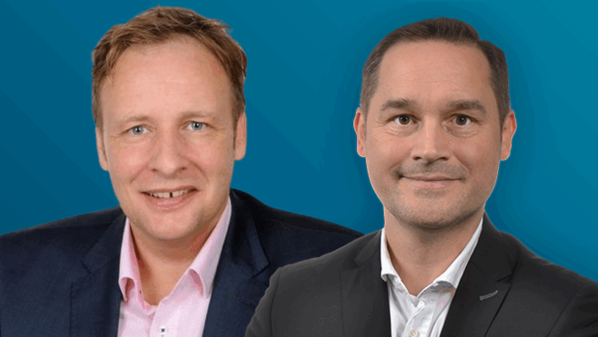 Prof. Lars Timm und Paul Kudlich
