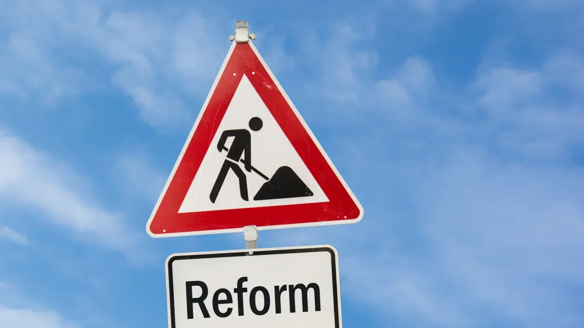 Baustelle Reform
